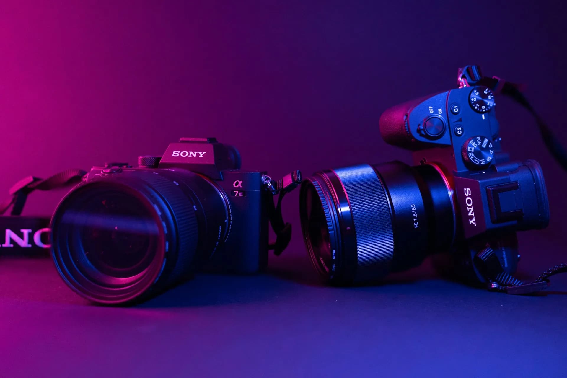 Sony camera gradient pic